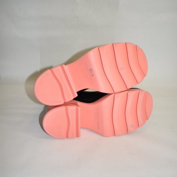 BOTTEGA VENETA Black & Pink Flamingo Flash Chelsea Boots 39 IT 9 US - Picture 9 of 11
